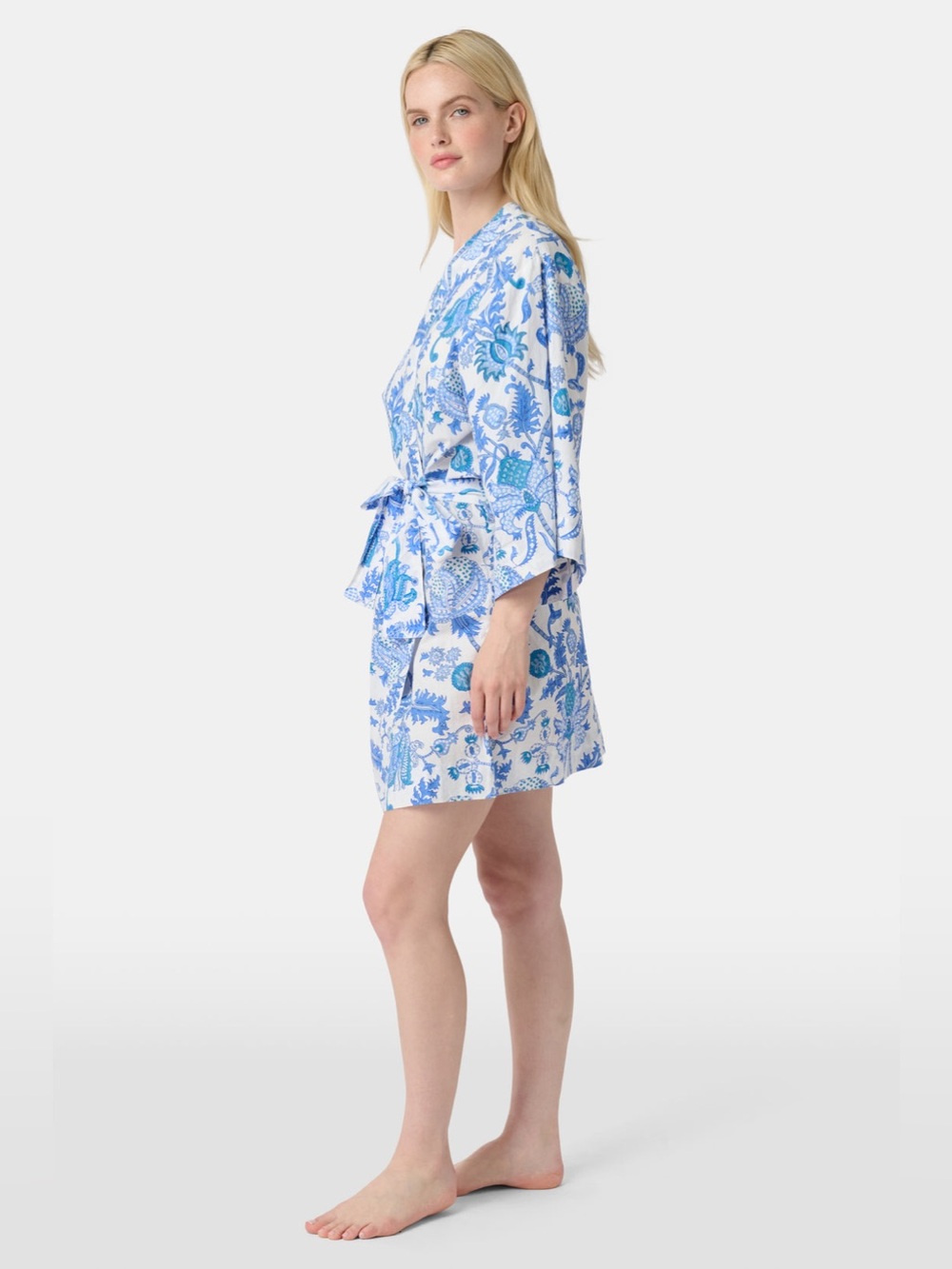 Roller Rabbit Amanda Kimono Robe - Picture 3 of 11